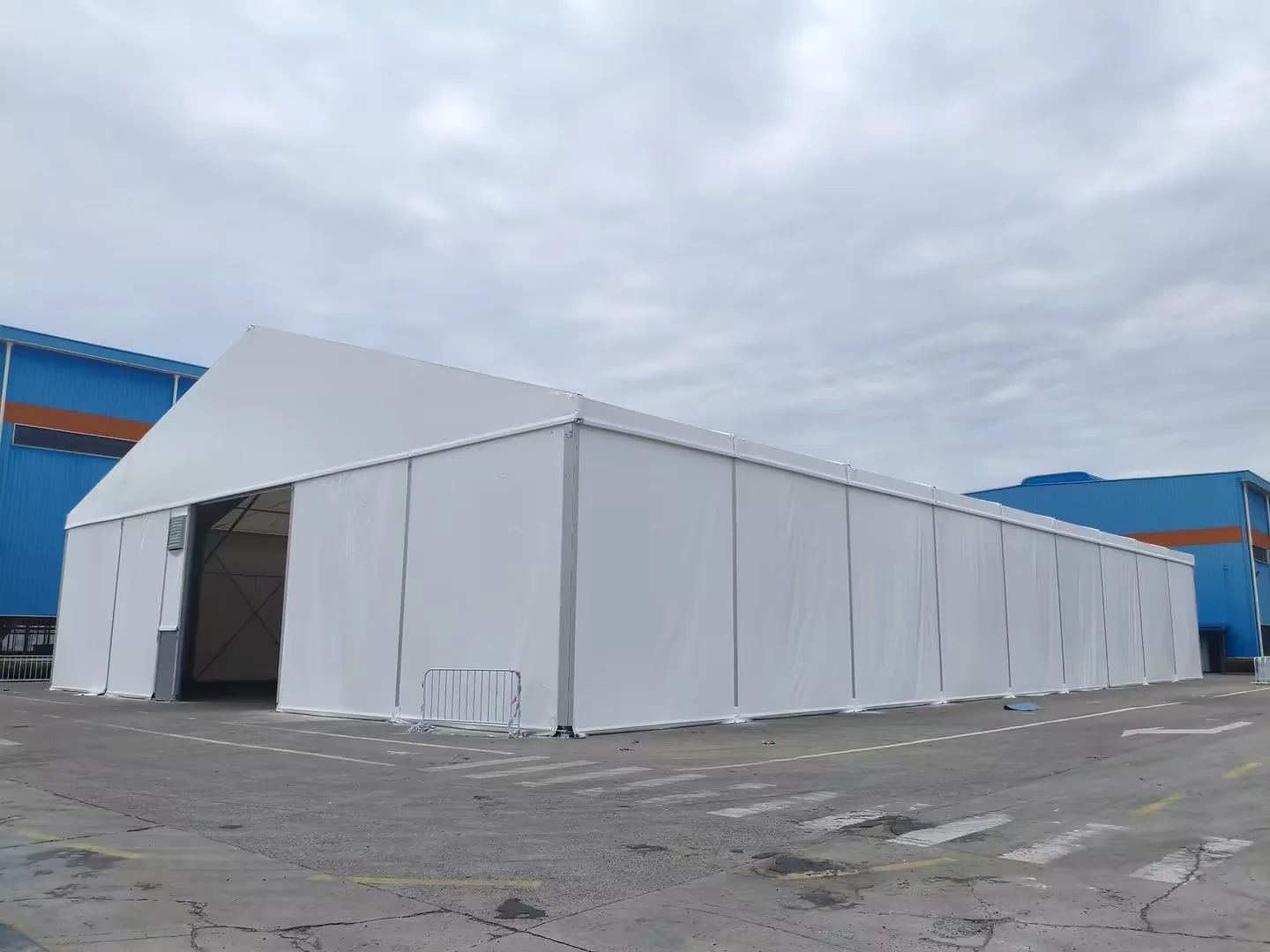 Mining storage tent for equipment and materials
